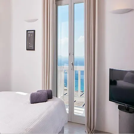Exquisite Mykonos Exclusive 3 Bedroom Private Pool Sea View Houlakia Mykonos Town