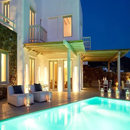 Exquisite Mykonos Exclusive 3 Bedroom Private Pool Sea View Houlakia Mykonos Town